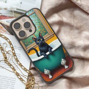Cat Phone Cover – iPhone 17, 16 Pro, Galaxy S25, S24, S24 Ultra, Pixel 9